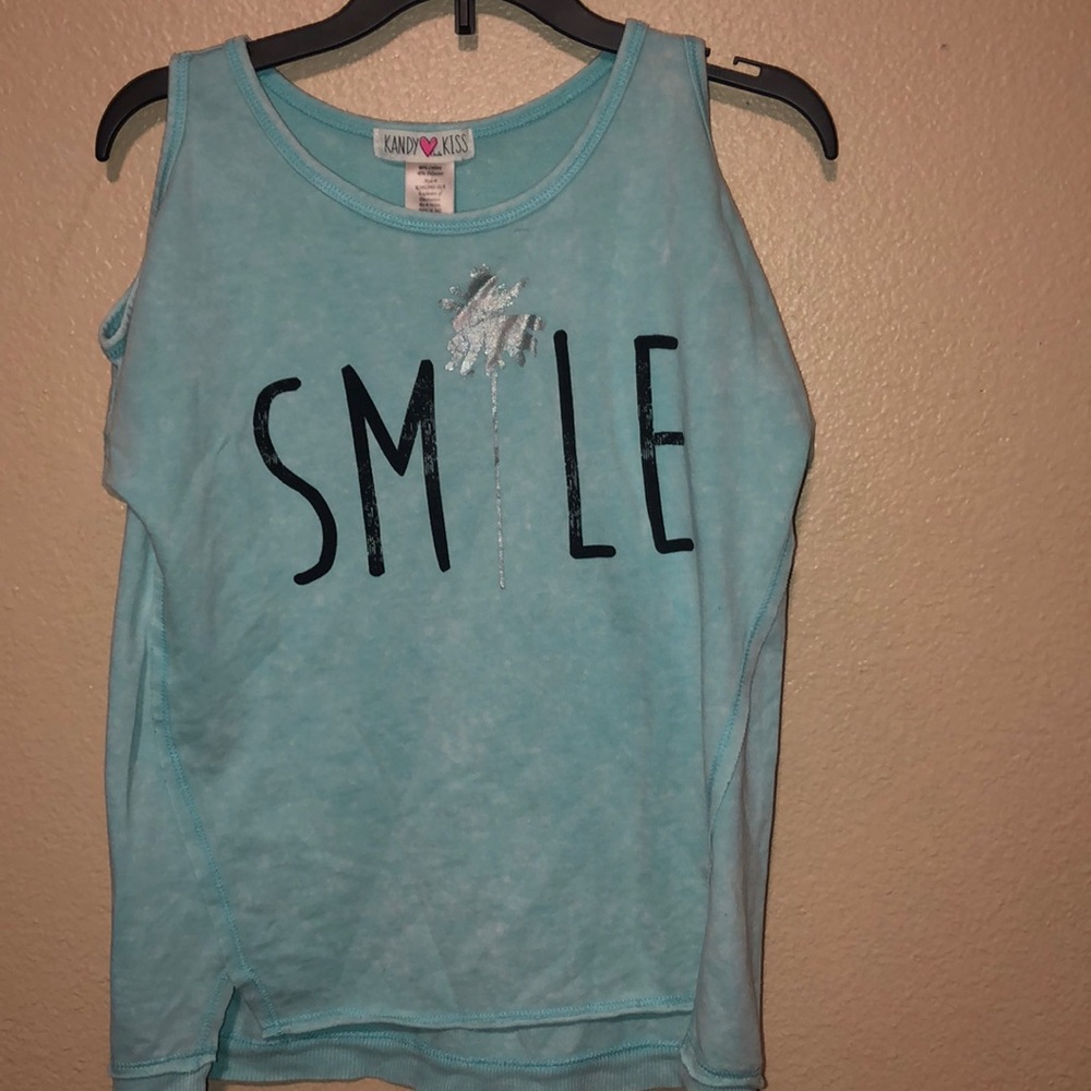 Macy’s shoulder cut out tee